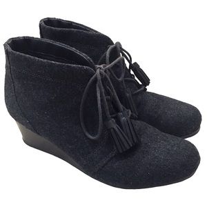 Dr. Scholl's Kennedy Stacked Wedge Bootie Size 8 M